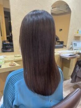 アレン 玉造(allen)の写真/【鶴橋駅徒歩3分】従来の髪質改善トリートメントとは違う、ハリウッドトリートメントで自然な艶ストレート*