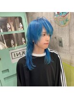 インク 渋谷(INK.)&nbsp;ミルクティーブロンドニュアンスウルフワンホンレイヤー渋谷