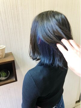 ミー 新宿(MII) インナーカラー/寒色系/ダブルカラー/髪質改善/新宿/MII/ミイ