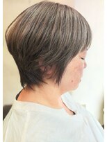 エルアール コウベ(LR KOBE)&nbsp;超高濃度水素ケアカラー立体ショートボブ　【40代50代60代】