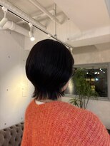 エイム ヘア リアム 調布店(eim hair liam)&nbsp;くびれボブ/小顔ネオウルフ/切りっぱなしボブ/ひし形シルエット