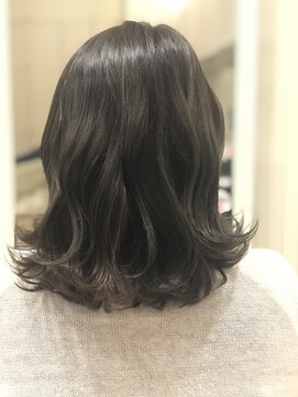 ヘアカラーカフェ 寺田町店 オリーブベージュ