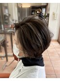 脱白髪染めハイライト【王子】