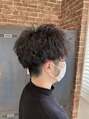 アグ ヘアー フェイム ららパーク天童店(Agu hair fame) 束感の出るメンズスパイラルパーマスタイル