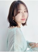 外ハネボブ×柔らかベージュ［髪質改善/池袋&目白&大塚］
