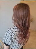ピンクベージュヘアー
