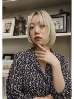 オペラ 調布店(OPERA by BALLEThair)&nbsp;ペールグリーンボブ/ホワイトグレージュネビージュ