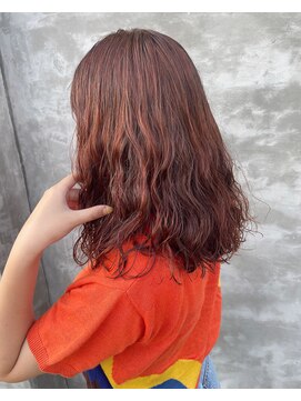 ラク(lac) オレンジブラウン