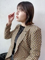 アイティーバイアルバム 藤沢店(IT by ALBUM)&nbsp;外ハネボブ_外ハネボブセクションカラーペールベージュ_39035