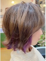 ココモ(cocomo)&nbsp;パープルランダムインナーカラー