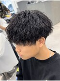 縦落ちパーマ