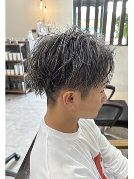 ウォルク(WOLK) シルバーメッシュ/ソフトツイスト/センターパート