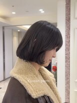 アピッシュ ギンザ(apish ginza)&nbsp;韓国ボブタンバルモリパーマワンカールパーマ