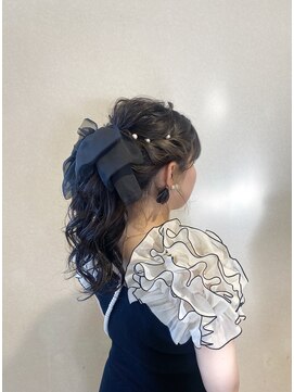 パプス ド コアフュール 宝塚中山寺店(Pap's de coiffeur) ポニーテール