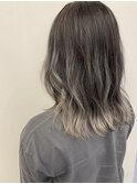 シルバーグラデーション◎