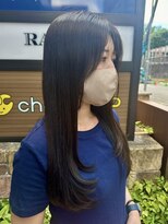 ラティ(Ratie)&nbsp;くびレイヤーロングエモージュイメチェンフルバングカット