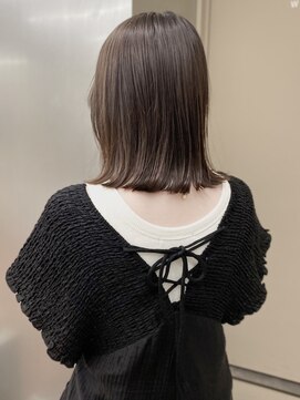 パークレーン アイス イヴェン(park lane ICI yeven) 912グレージュロブミディアム切りっぱなしボブレイヤーボブボブr