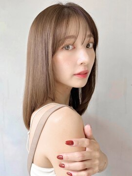 キリ 表参道(kyli) 前髪 アンブレラカラー こなれミディ イメチェン