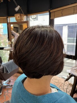 ロッソバイアルター 鎌取(ROSSO by aL-ter) 【黒髪/ボブルフ/ネビージュ/小顔/ワンレン】石橋