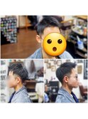 スパイキーアップバング
