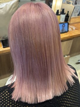 ネオリーブニコ 大井町店(Neolive Nico) 切りっぱなし×ペールピンク