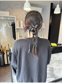 お呼ばれヘア
