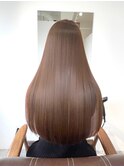 髪質改善×チョコレートピンク