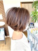 お手入れ簡単！短すぎない丸みショート！