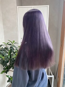 イルウィ(irwi) 【miku/ブリーチ】バイオレットカラー/ロング/ケアブリーチ