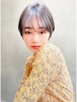 メーヴェ(Mowen) mowen 南堀江　ハンサムショート×オリーブグレージュ