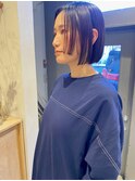大人可愛い美人似合せデザインレイヤーボブカット