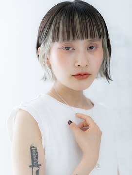 ヘアスタジオ ガロウ(hair stuido garou) くびれヘア/アプリコットオレンジ/夏のヘアアレンジ/盛岡108