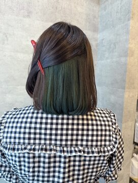 ブレイブ ヘアデザイン(BRaeVE hair design) オリーブインナーカラー