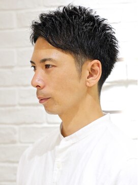 ヘアーアンドグルーミング ヨシザワインク(HAIR&GROOMING YOSHIZAWA Inc.) メンズビジネス王道爽やかアップバングショートスタイル