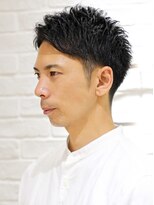 ヘアーアンドグルーミング ヨシザワインク(HAIR&GROOMING YOSHIZAWA Inc.) メンズビジネス王道爽やかアップバングショートスタイル