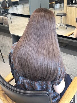 アワーズ 南青山(Our's) ブリーチやめたい/暗めカラー/アッシュブラウンベージュ