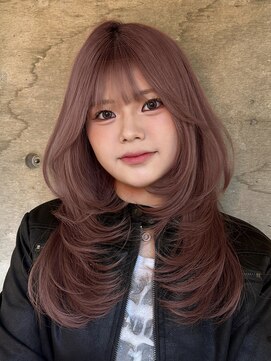 シスター(sister) 艶髪/ラベンダーグレージュ/ダブルケアカラー/ブリーチ カラー