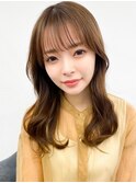 ◎大人可愛い韓国風くびれヘア×顔周りレイヤー/大人可愛い