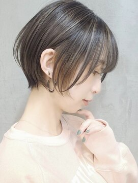 エリマバイフィフス 調布(elima by fifth) 調布白髪ぼかしレイヤーボブベージュアッシュグレージュカラー