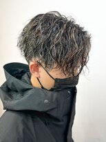 エルマーク 大宮(L-MARK)&nbsp;メッシュハイライトスパイラルパーマツイストパーマツーブロック