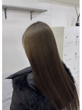 レーヴバイキートス(REVE by kiitos) 【ブリーチベースの透明感アッシュベージュ】