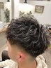 カット+ツイスパ系+ハイライトブリーチ
