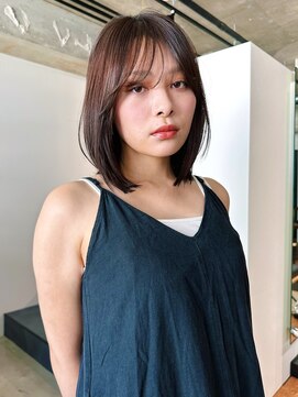 シンス 銀座(since) 小顔ボブ/艶カラー/前髪カット/髪質改善