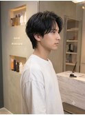 メンズ/センターパート/