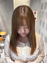 エリマ 調布(elima)&nbsp;調布ダブルカラータッセルボブミルクティーベージュカラー