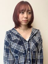 ロックス バイ マグ 松本(rocks BY MAG)&nbsp;チェリーレッド暖色カラーボルドーワインレッドブリーチなし
