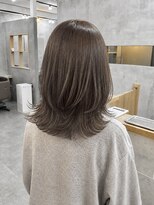 ノール 国分寺(Norl)&nbsp;ミディアムレイヤー×ワンブリーチグレージュ♪