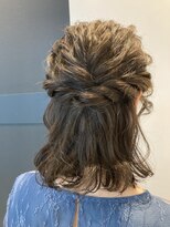 オーセンヘア(AUTHEN.HAIR) (mutsumi.)結婚式アレンジ*ハーフアップ