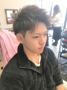 マーリャヘアー(mallia hair) mallia☆メンズツーブロックアシメショートスタイル