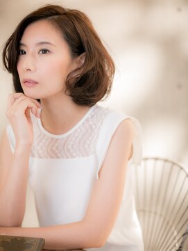 スタジオテオ(studio Teo) 【studioTeo】大人 のリラクシーボブワンカール・デザインカラー